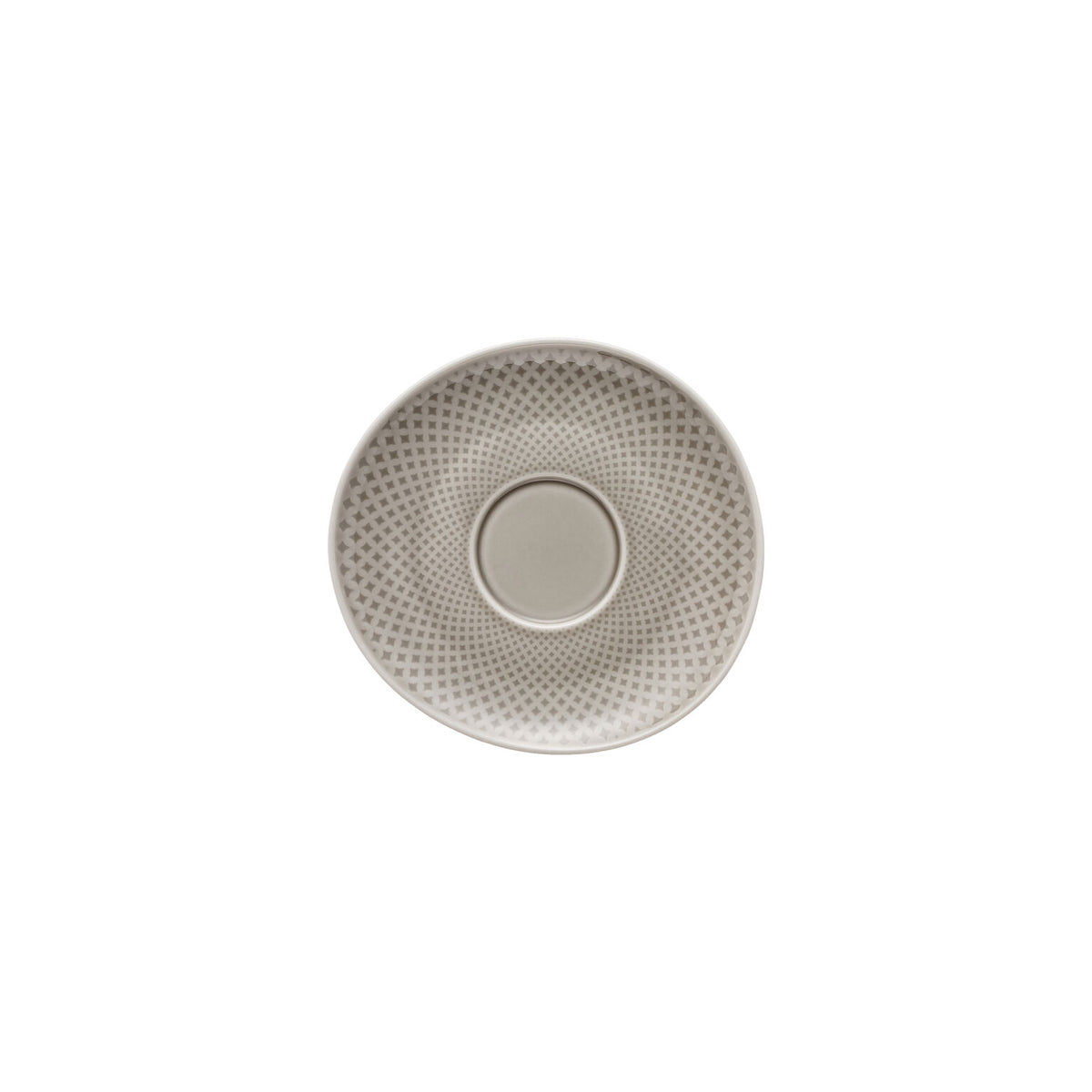 Rosenthal Pearl Grey Rosenthal Junto Pearl Grey Combi saucer front view