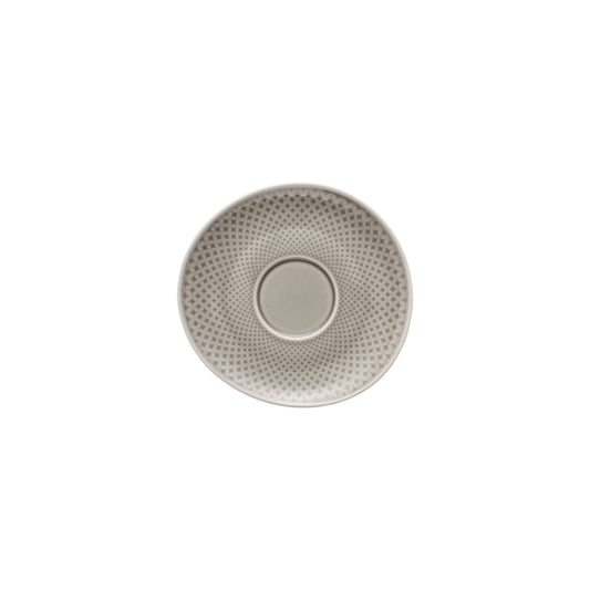 Rosenthal Pearl Grey Rosenthal Junto Pearl Grey Combi saucer front view