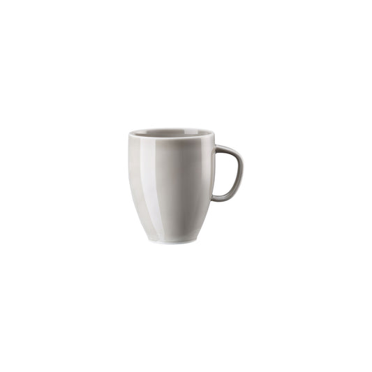 Rosenthal Pearl Grey Rosenthal Junto Pearl Grey Mug with handle front view