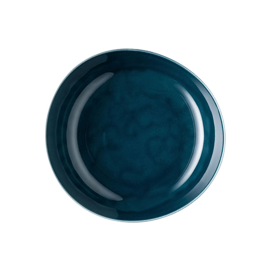 Rosenthal Ocean Blue Rosenthal Junto Ocean Blue Plate 25 cm deep front view