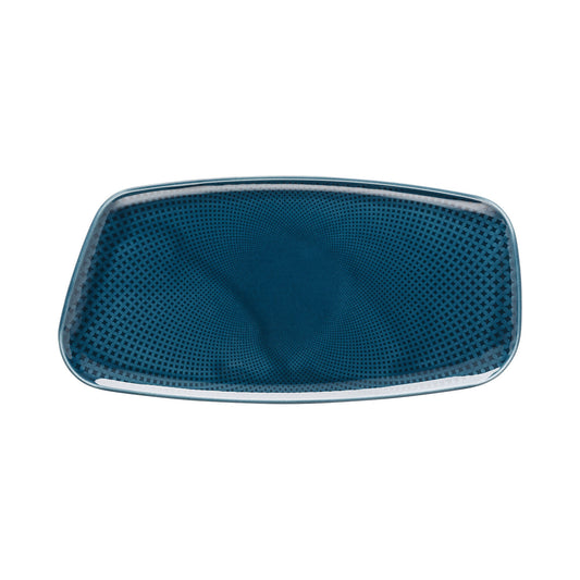 Rosenthal Ocean Blue Rosenthal Junto Ocean Blue Platter 30x15 cm front view