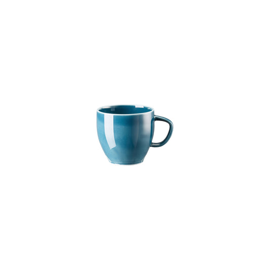 Rosenthal Ocean Blue Rosenthal Junto Ocean Blue Cup 4 Tall front view