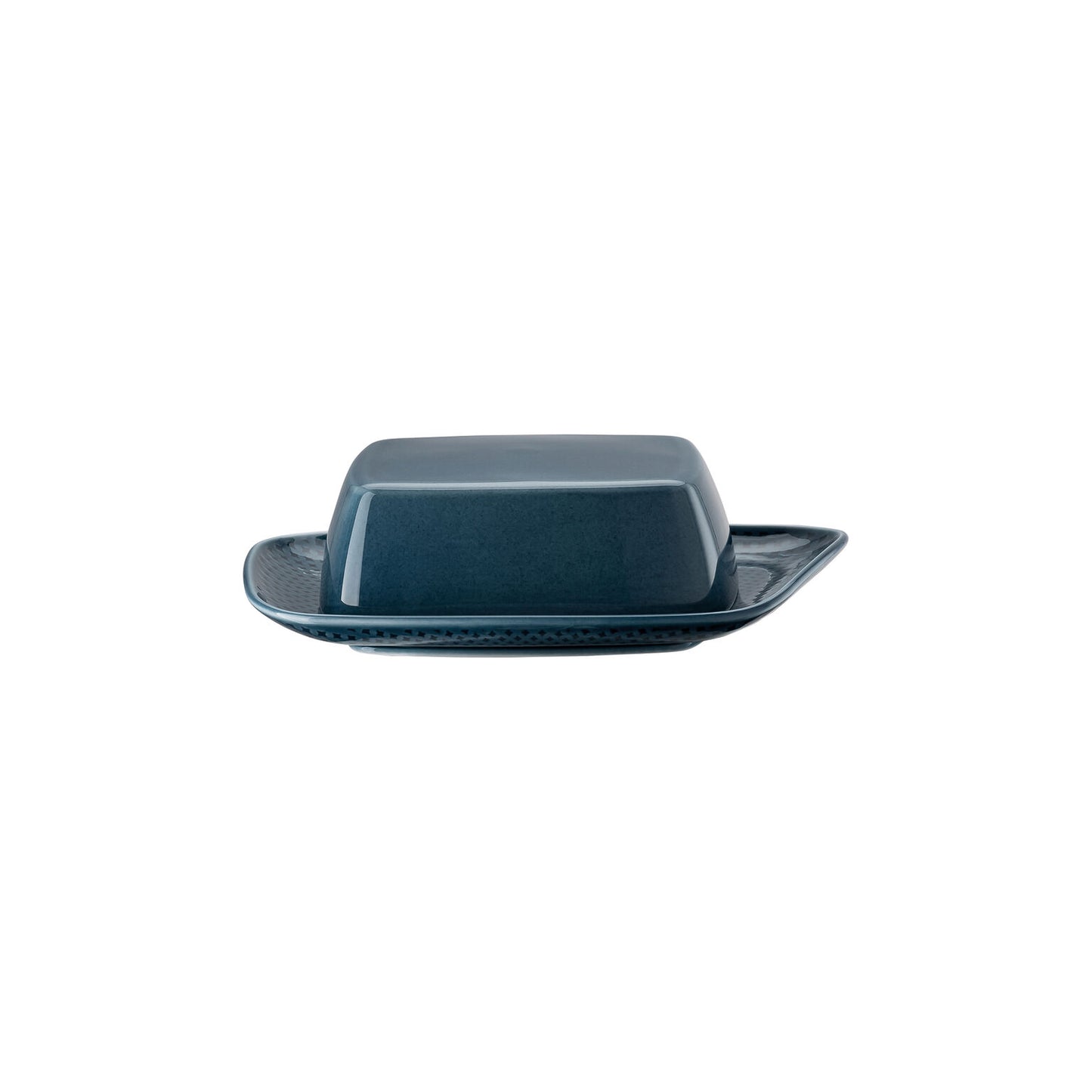 Rosenthal Ocean Blue Rosenthal Junto Ocean Blue Butterdish front view