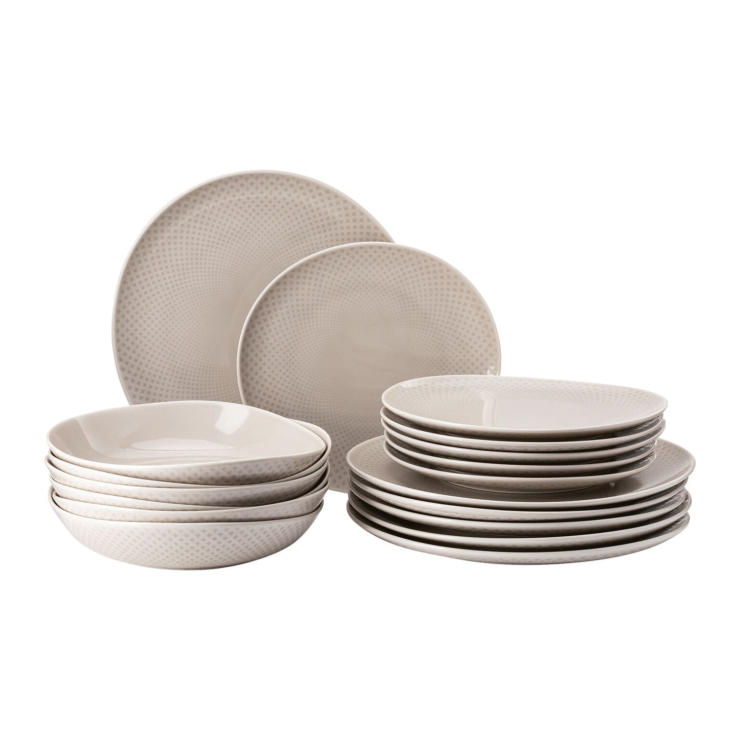 Rosenthal Soft Shell Rosenthal Junto Soft Shell Set 18 pcs./plates front view
