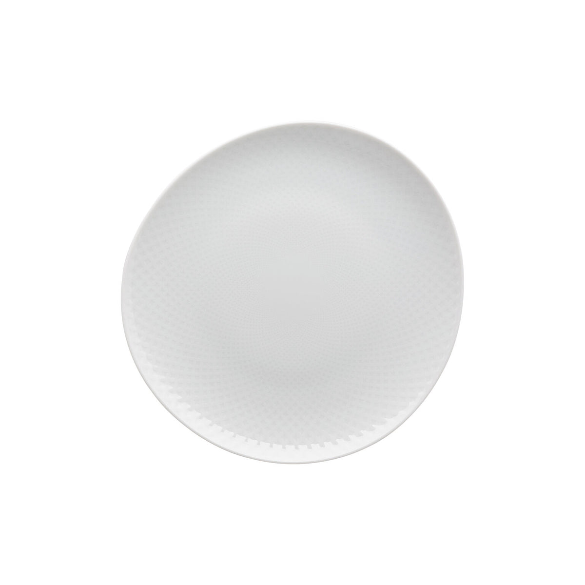 Rosenthal White Rosenthal Junto White Plate 22 cm front view