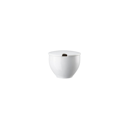 Rosenthal White Rosenthal Junto White Sugar bowl w.indent. front view