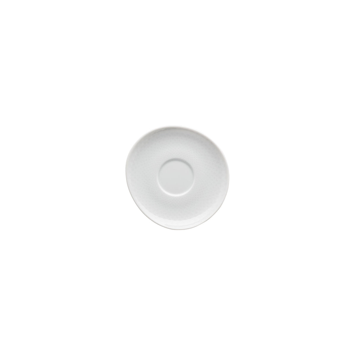 Rosenthal White Rosenthal Junto White Espresso Saucer front view