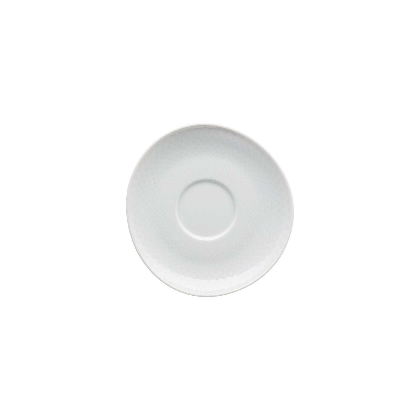 Rosenthal White Rosenthal Junto White Combi saucer front view