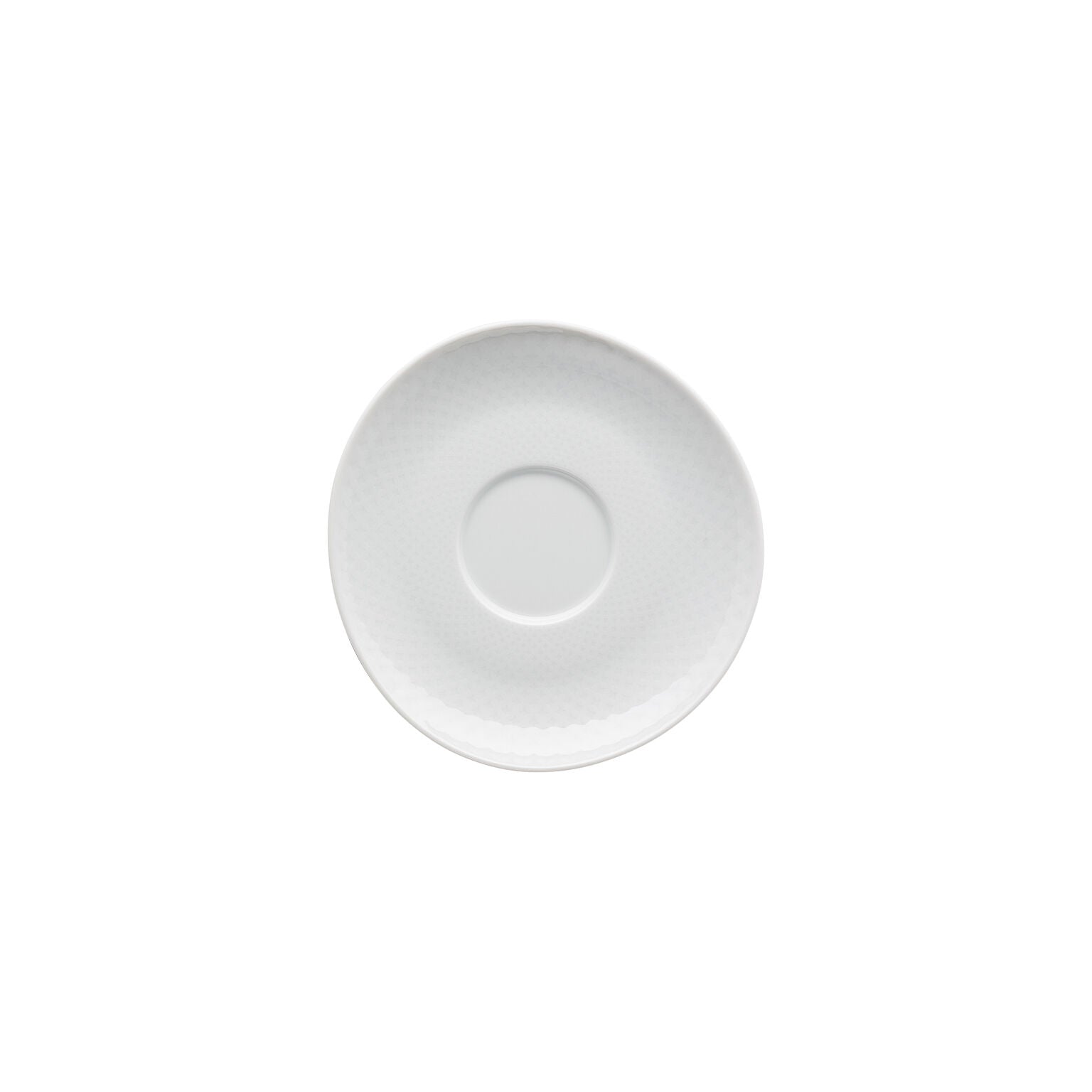 Rosenthal White Rosenthal Junto White Combi saucer front view