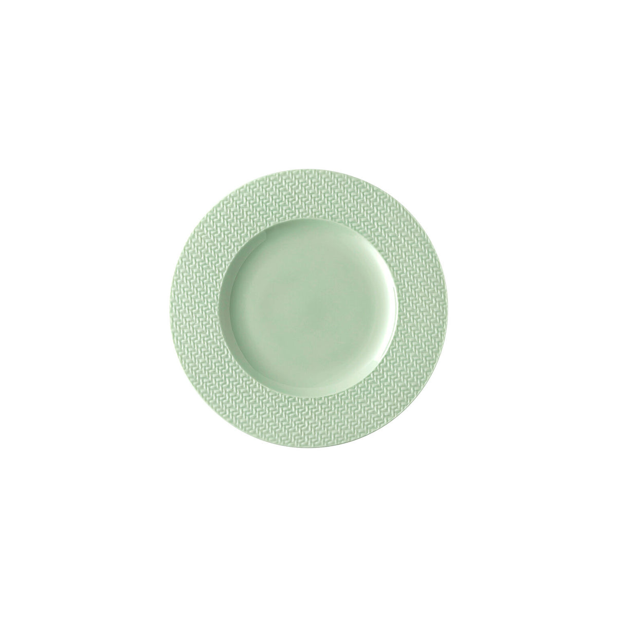 Rosenthal Mint tone Rosenthal Kumi Mint tone Rim Plate 17 cm front view