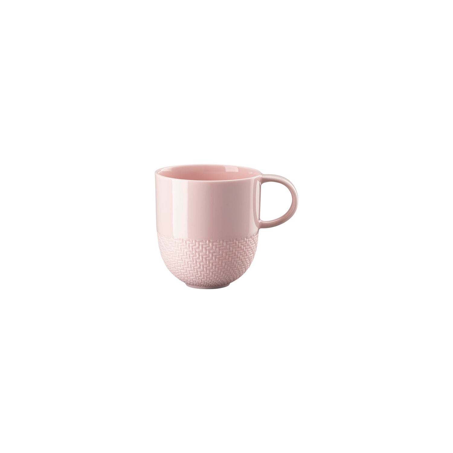 Rosenthal Rose tone Rosenthal Kumi Rose tone Mug with handle front view