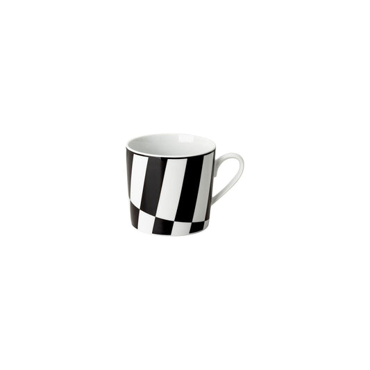 Rosenthal Monochrome Stripes Rosenthal Home Monochrome Stripes Mug with handle front view