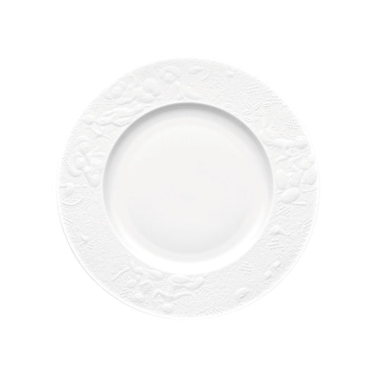 Rosenthal White Rosenthal Zauberflöte (The Magic Flute) White Plate 27 cm front view