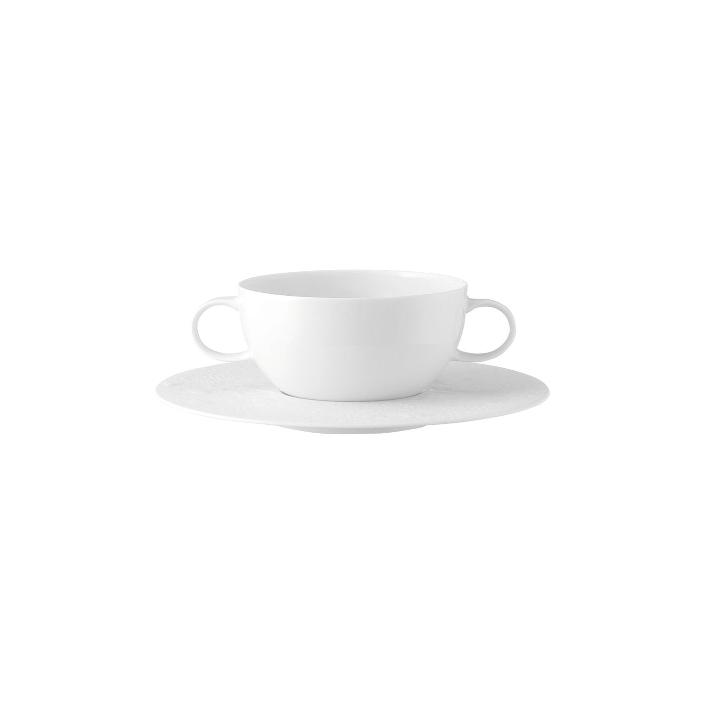 Rosenthal White Rosenthal Zauberflöte (The Magic Flute) White Creamsoup C/S front view
