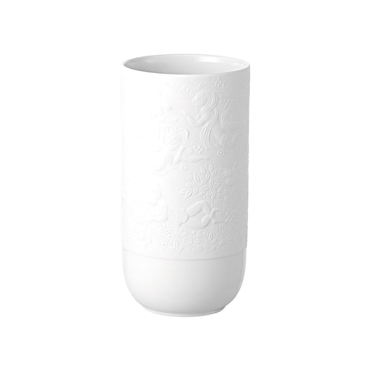 Rosenthal White Rosenthal Zauberflöte (The Magic Flute) White Vase 24 cm front view