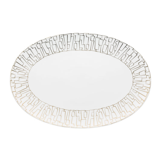 Rosenthal Skin Gold Rosenthal TAC Gropius Skin Gold Platter 38 cm front view