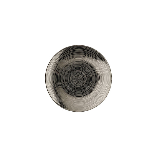 Rosenthal Stripes 2.0 titan. Rosenthal TAC Gropius Stripes 2.0 titan. Plate 16 cm front view