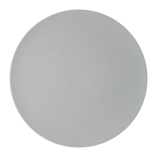 Rosenthal Gentle Grey Rosenthal TAC Sensual Gentle Grey Service Plate 33 cm front view