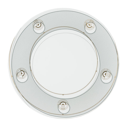 Rosenthal Glitch Rosenthal TAC Gropius Glitch Service Plate 33 cm front view