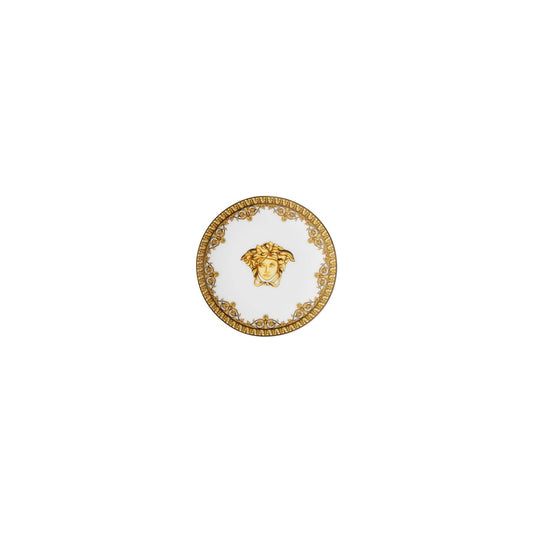 Versace Baroque Bianco Plate 10 cm front view