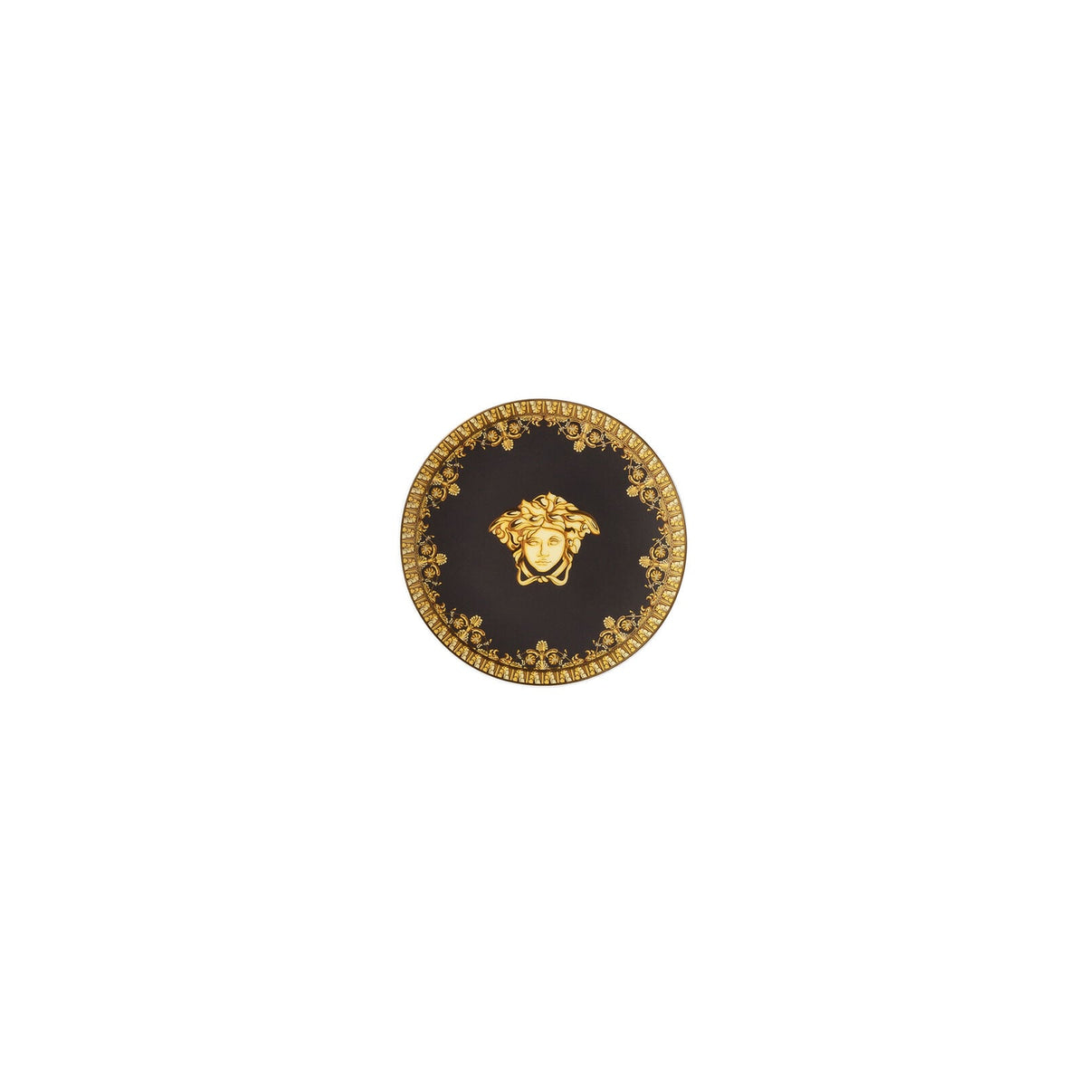 Versace Baroque Nero Plate 10 cm front view