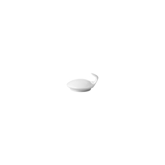 Rosenthal White Rosenthal TAC Gropius White Sugar Bowl Lid 3 front view