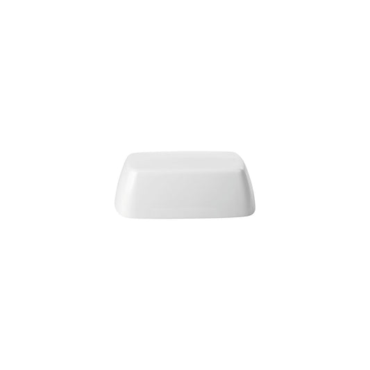 Rosenthal White Rosenthal TAC Gropius White Butterdish Lid front view