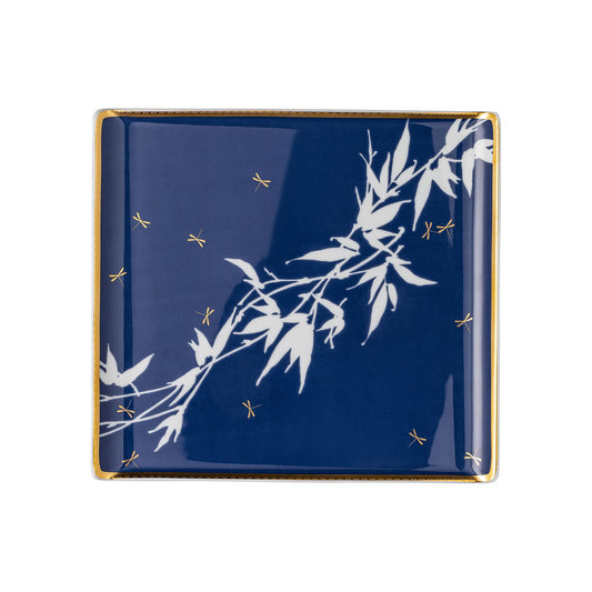 Rosenthal Turandot blue Rosenthal Rosenthal Heritage Turandot blue Platter flat 26x24cm front view