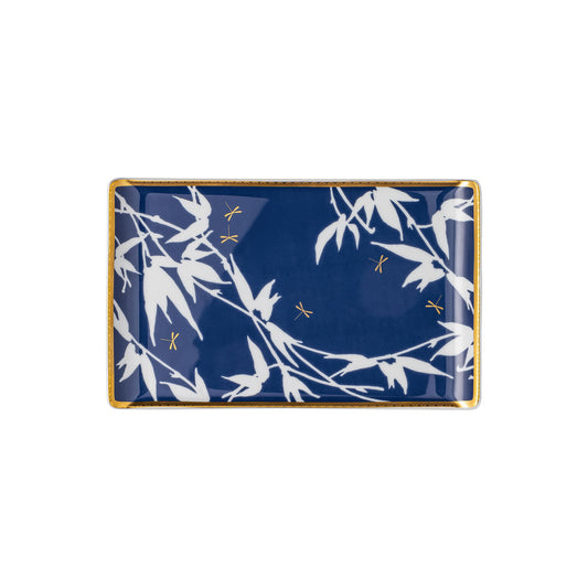 Rosenthal Turandot blue Rosenthal Rosenthal Heritage Turandot blue Platter flat 24x15cm front view