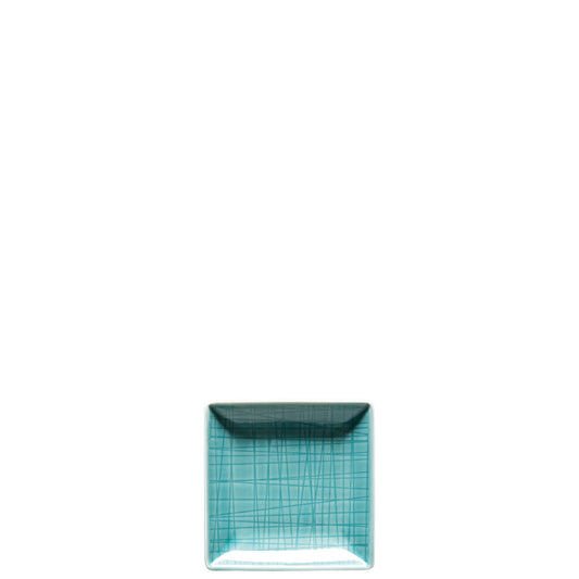 Rosenthal Colours Aqua Rosenthal Mesh Colours Aqua Bowl 10 cm square front view