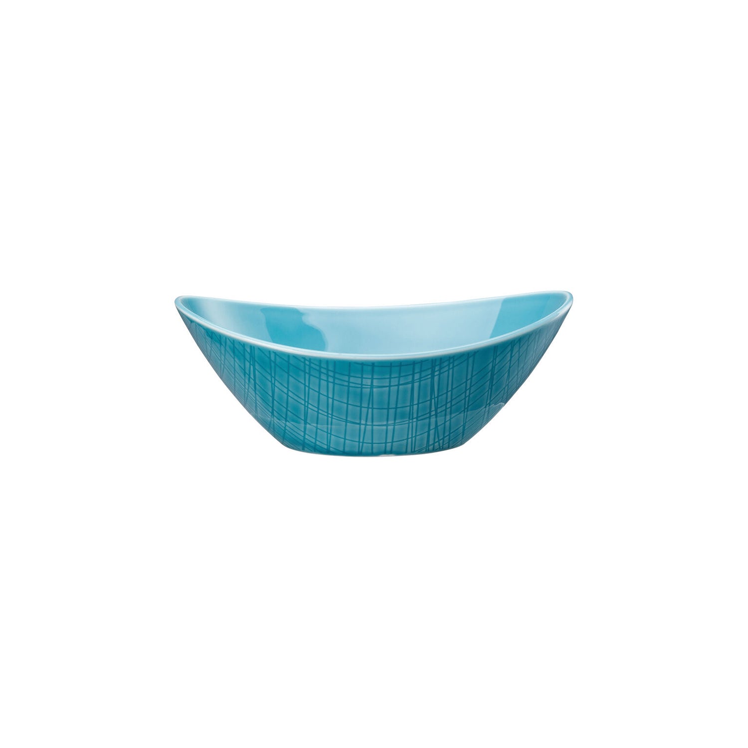 Rosenthal Colours Aqua Rosenthal Mesh Colours Aqua Dish 20 x 15 cm oval front view
