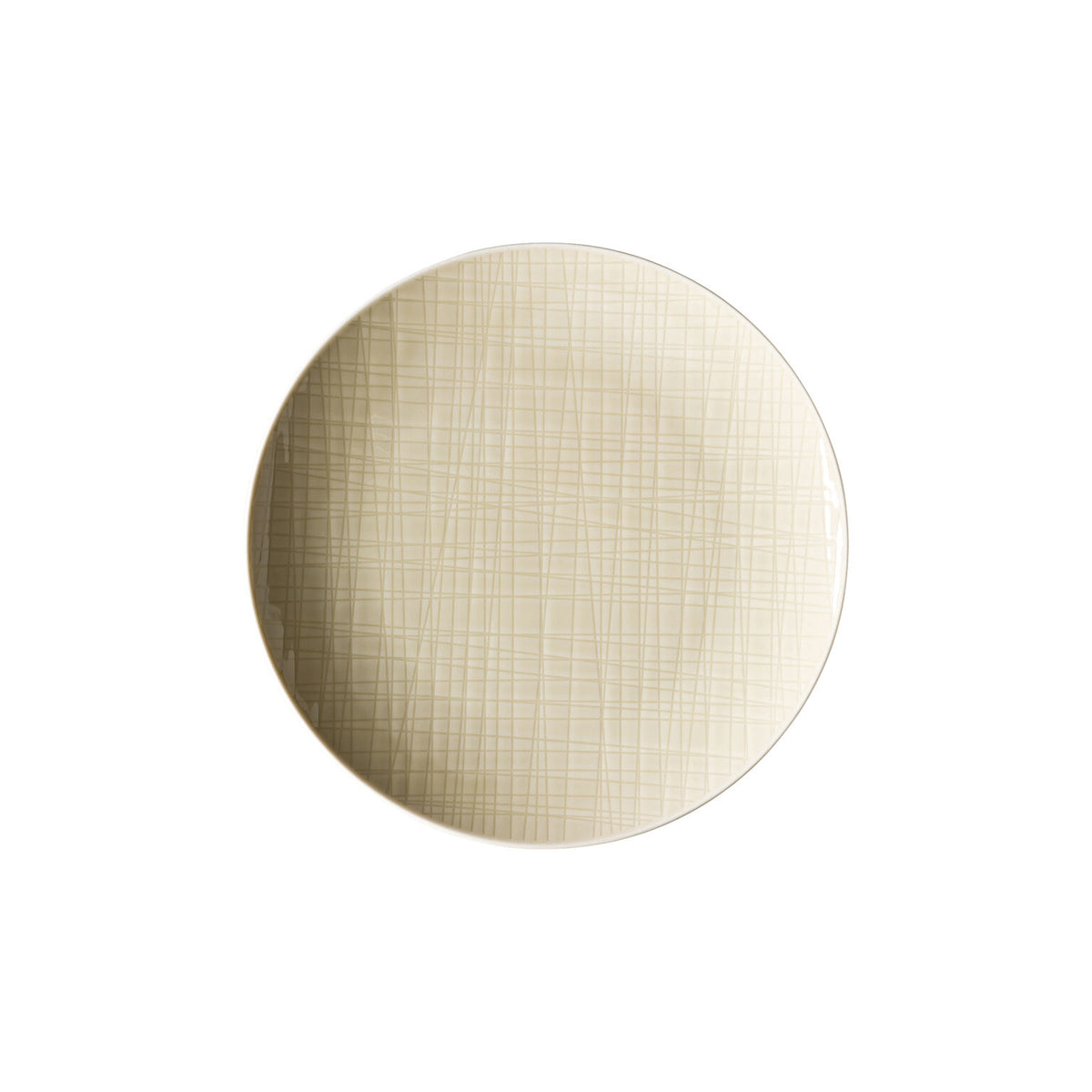 Rosenthal Colours Cream Rosenthal Mesh Colours Cream Plate 21 cm front view