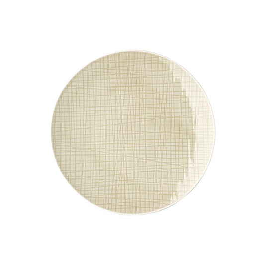 Rosenthal Colours Cream Rosenthal Mesh Colours Cream Plate 24 cm front view