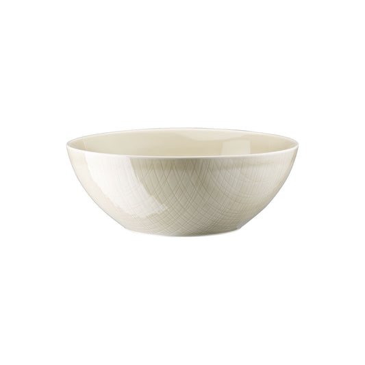 Rosenthal Colours Cream Rosenthal Mesh Colours Cream Bowl 24 cm front view