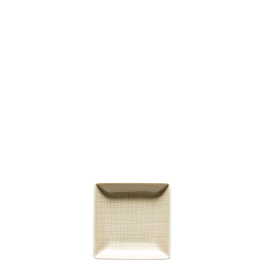 Rosenthal Colours Cream Rosenthal Mesh Colours Cream Bowl 10 cm square front view