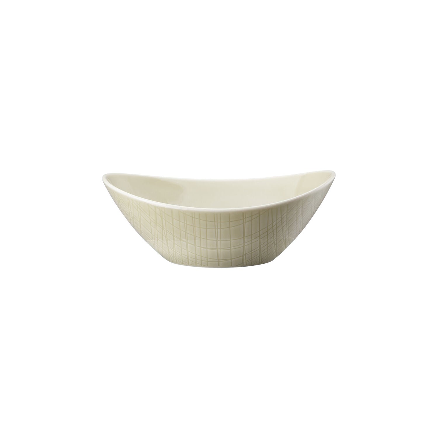 Rosenthal Colours Cream Rosenthal Mesh Colours Cream Dish 20 x 15 cm oval front view