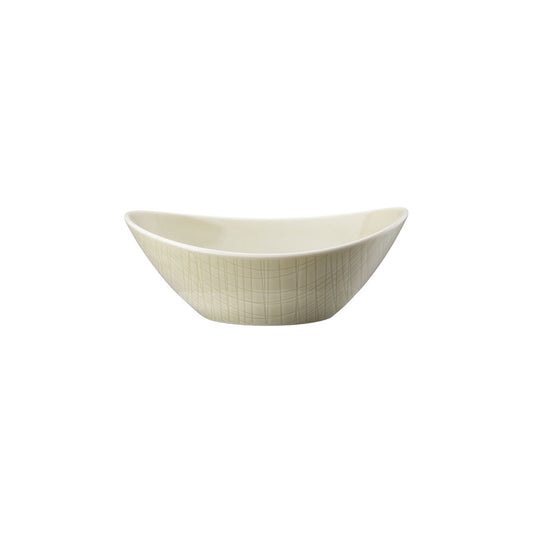 Rosenthal Colours Cream Rosenthal Mesh Colours Cream Dish 20 x 15 cm oval front view