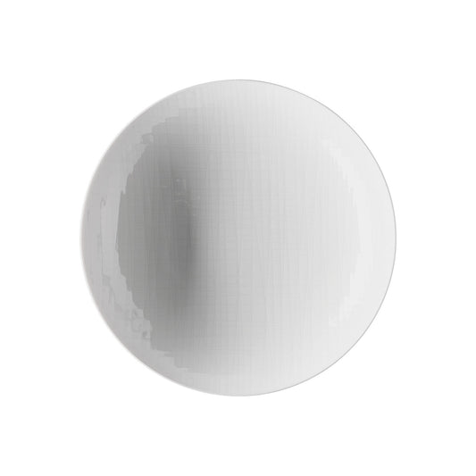 Rosenthal White Rosenthal Mesh White Plate 25 cm deep front view