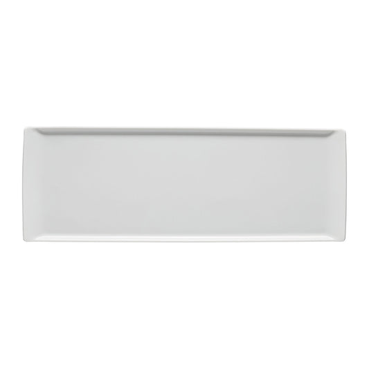 Rosenthal White Rosenthal Mesh White Platter flat 41x15cm front view