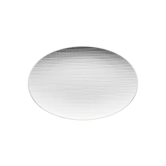 Rosenthal White Rosenthal Mesh White Platter 25 cm front view