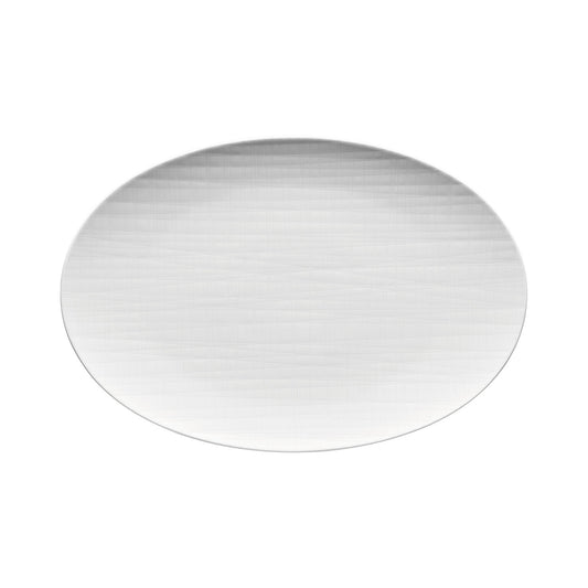 Rosenthal White Rosenthal Mesh White Platter 30 cm front view