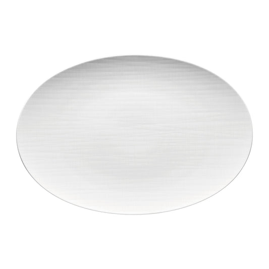 Rosenthal White Rosenthal Mesh White Platter 38 cm front view