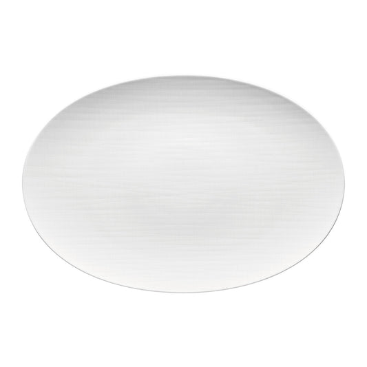 Rosenthal White Rosenthal Mesh White Platter 42 cm front view