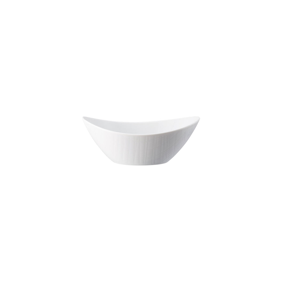 Rosenthal White Rosenthal Mesh White Dish 15 x 11 cm oval front view
