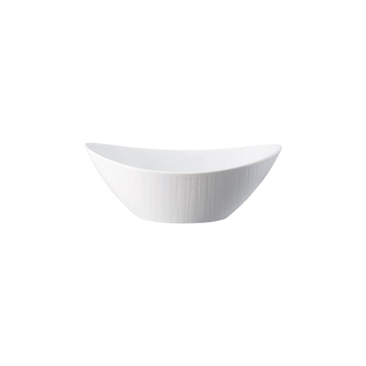 Rosenthal White Rosenthal Mesh White Dish 20 x 15 cm oval front view