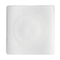 Rosenthal White Rosenthal Mesh White Plate 31 square flat front view