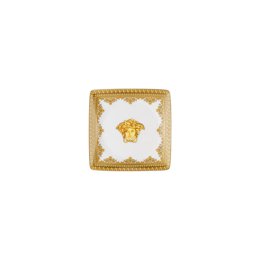 Versace Baroque Bianco Bowl 12 cm sq. flat front view