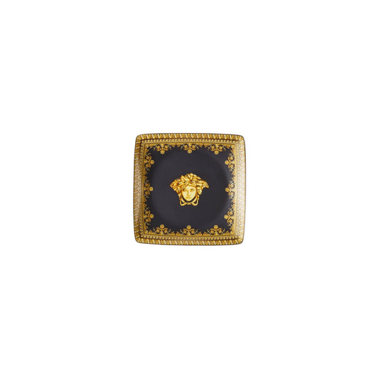 Versace Baroque Nero Bowl 12 cm sq. flat front view