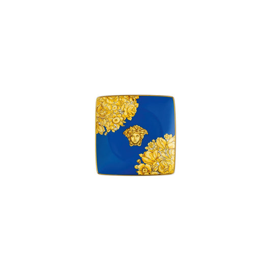 Versace Medusa Rhapsody Blue Bowl 12 cm sq. flat front view