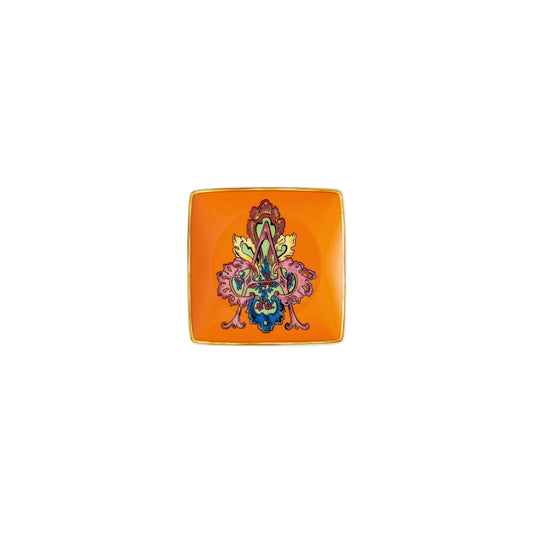 Versace Holiday Alphabet A Bowl 12 cm sq. flat front view